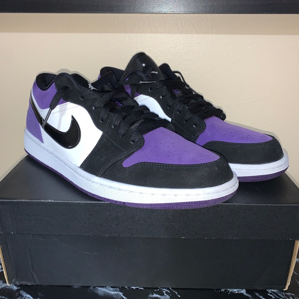 Air Jordan 1 Retro Court Purple low size 12